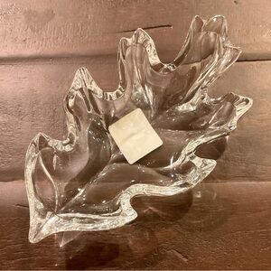 Marquis by Waterford Crystal Oak Leaf Dish